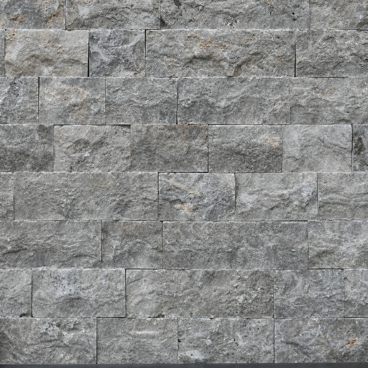 Rock Face Travertino Silver — pedra natural, origem Turquia